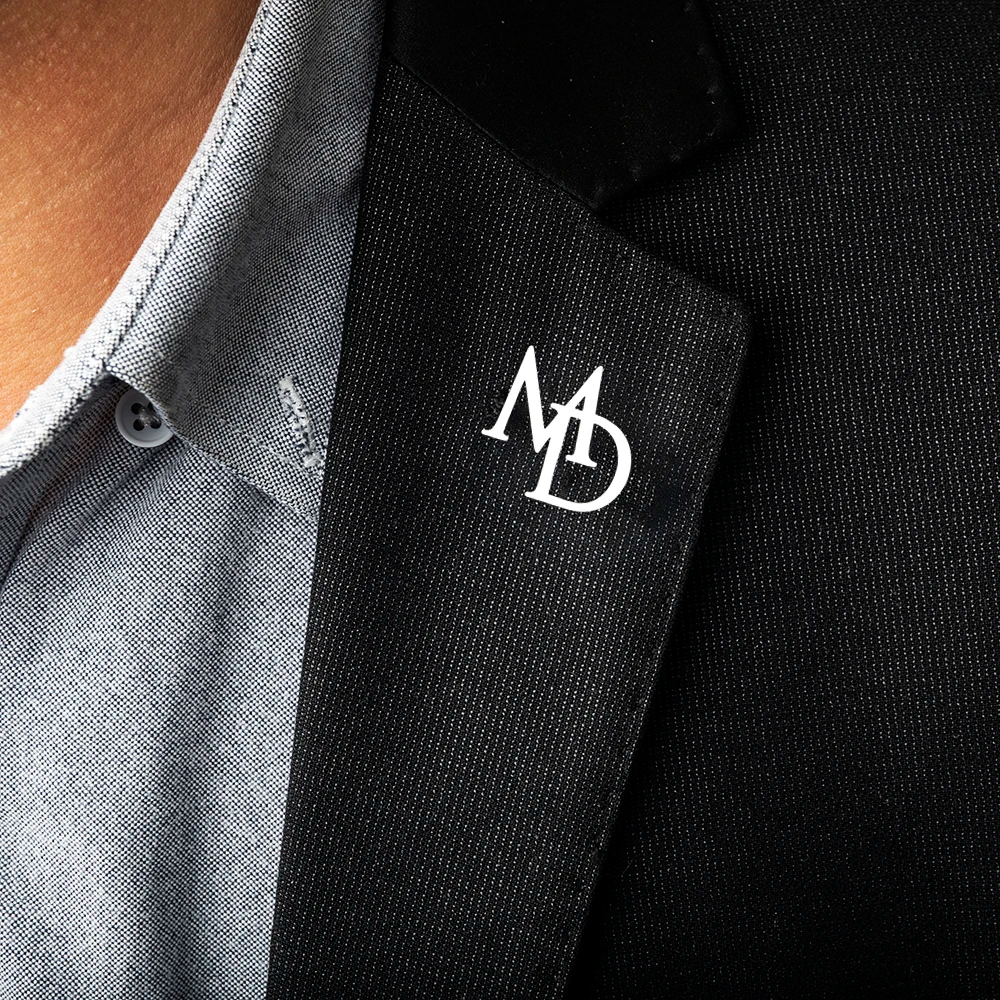Broche Initiales