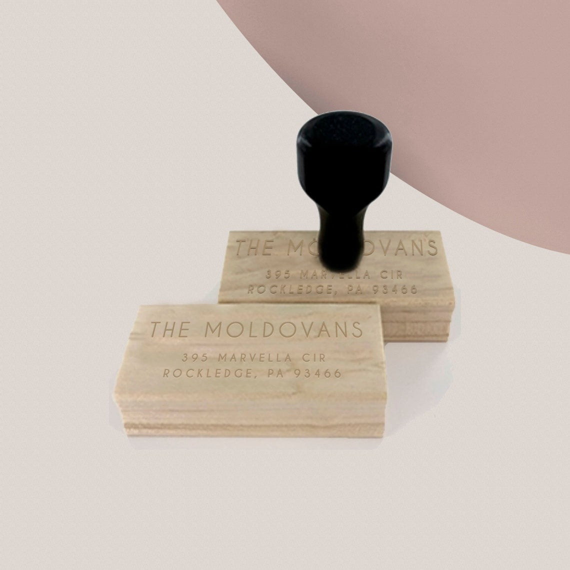 Tampon d'adresse de retour moderne