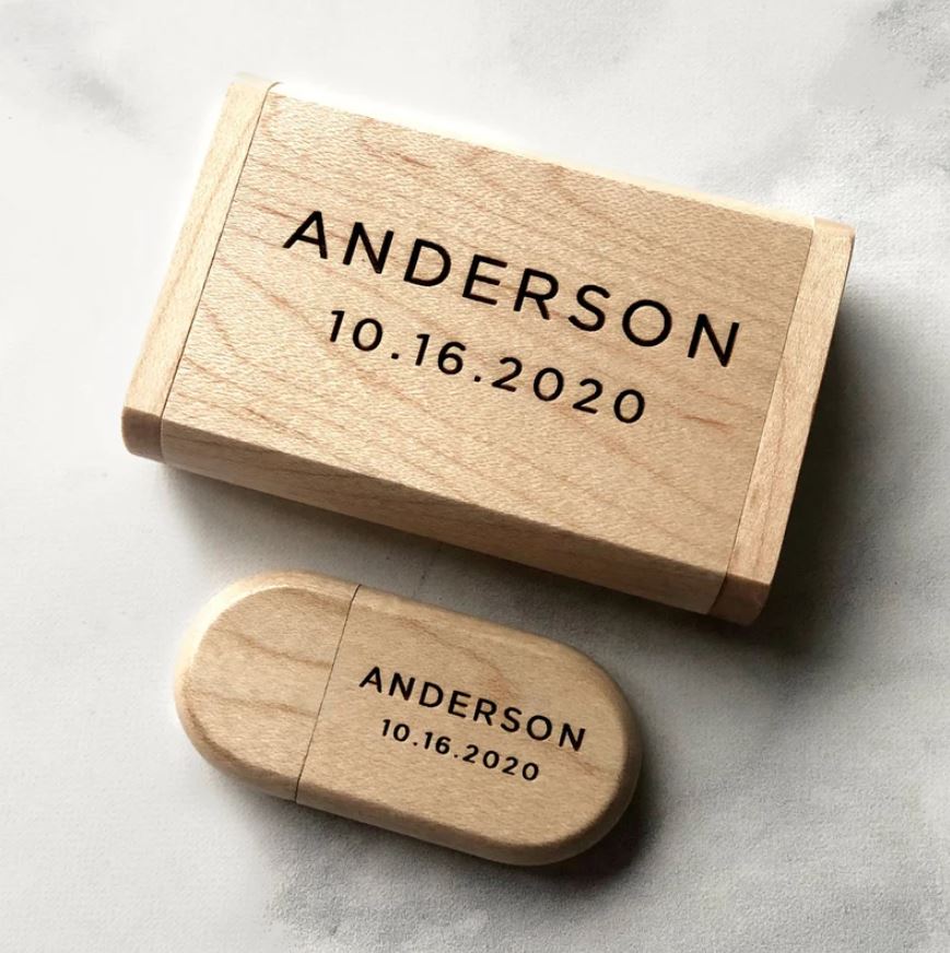 Clé USB en bois