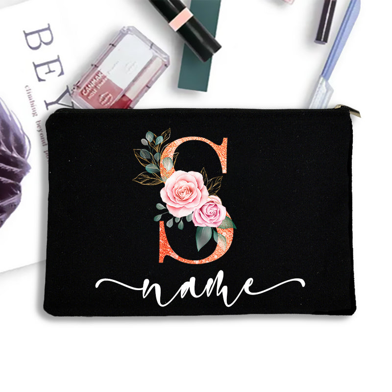 Trousse de maquillage personnalisée | Cadeau pour demoiselle d'honneur