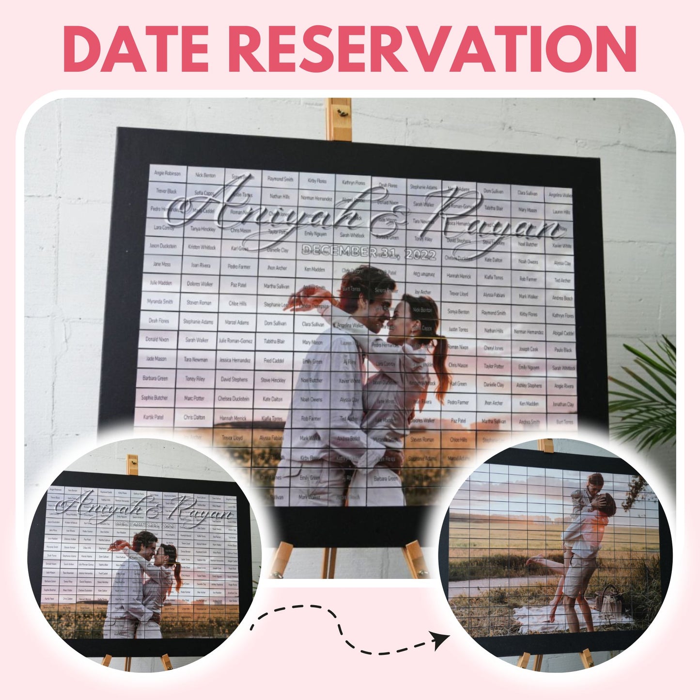 ACOMPTE POUR PLAN DE PLACES PHOTO - Réservation de date