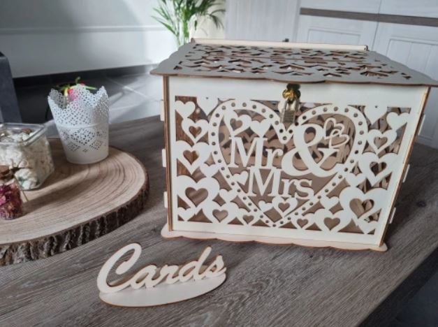 Boîte à cartes de mariage