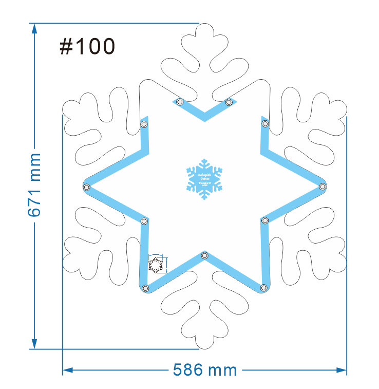 Livre d'or des flocons de neige