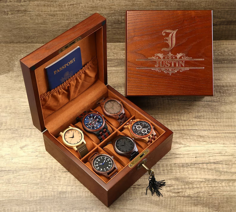 Coffret de montre personnalisé 