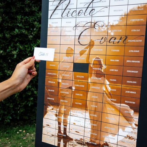 Affichage du plan de salle avec photos