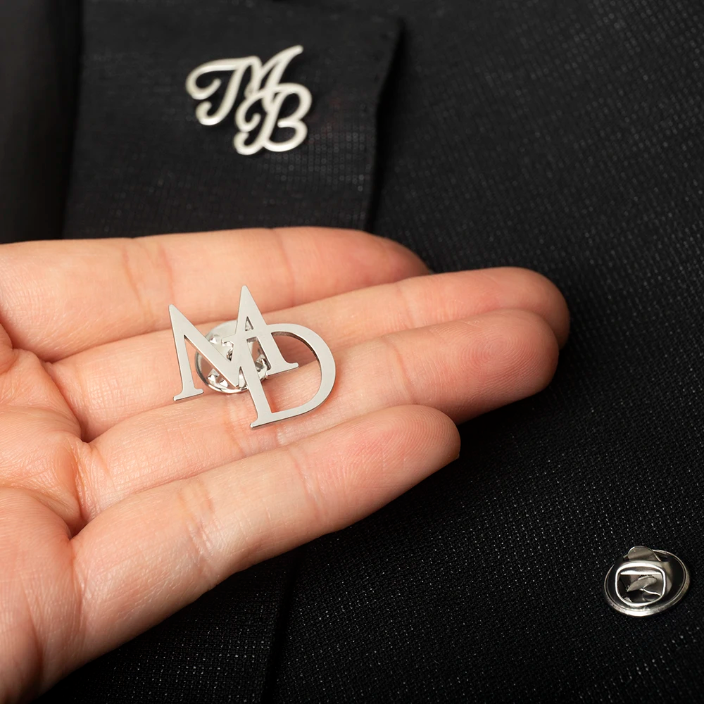 Broche Initiales