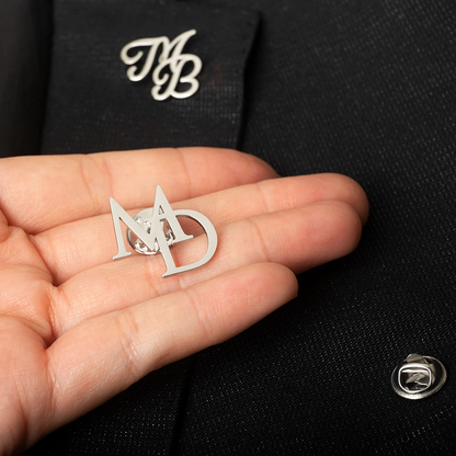 Broche Initiales