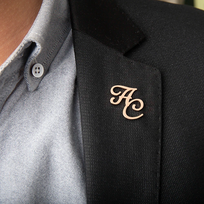 Broche Initiales