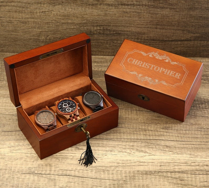 Coffret de montre personnalisé 
