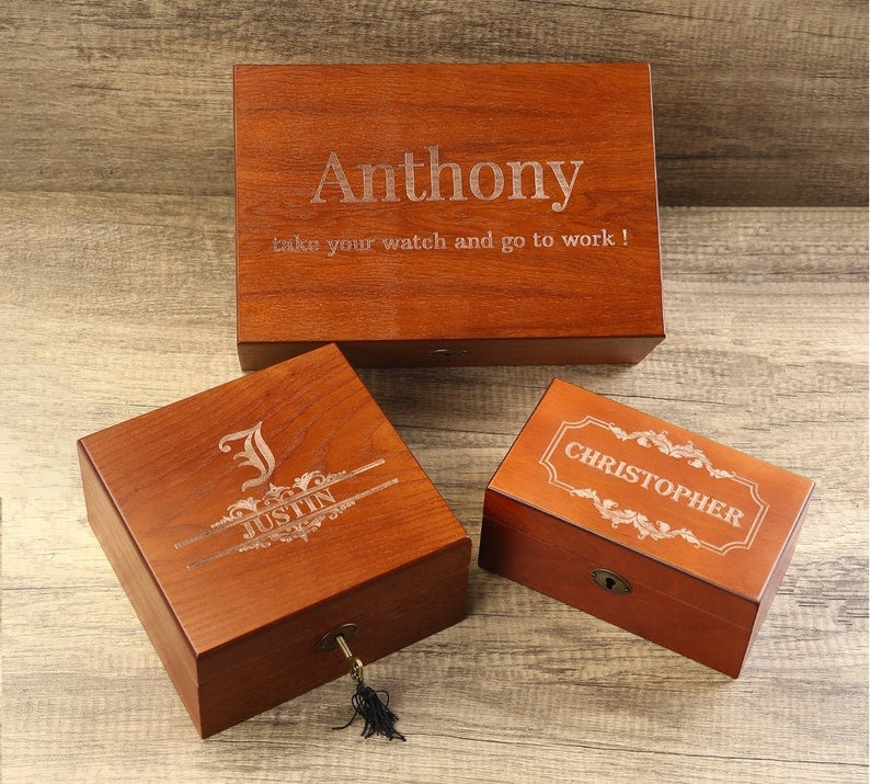 Coffret de montre personnalisé 