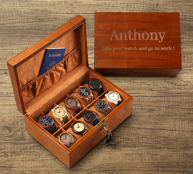 Coffret de montre personnalisé 