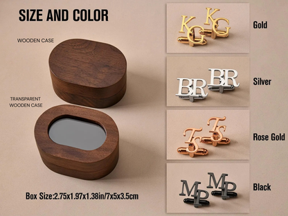 Initials cufflinks (Buy 1 Get 1 FREE)
