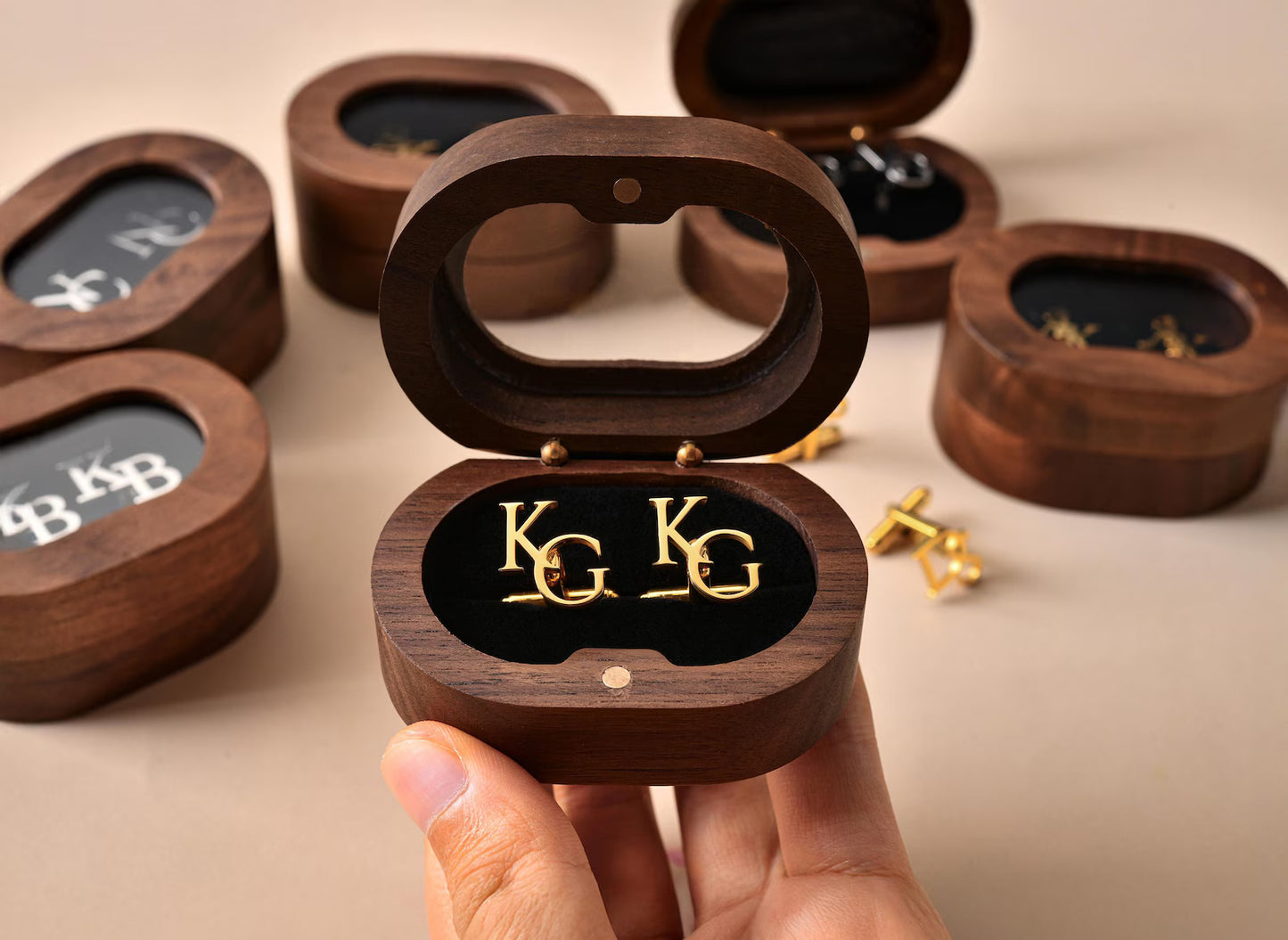 Initials cufflinks (Buy 1 Get 1 FREE)
