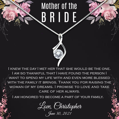Collier de la mère de la mariée