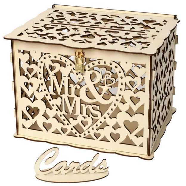Boîte à cartes de mariage