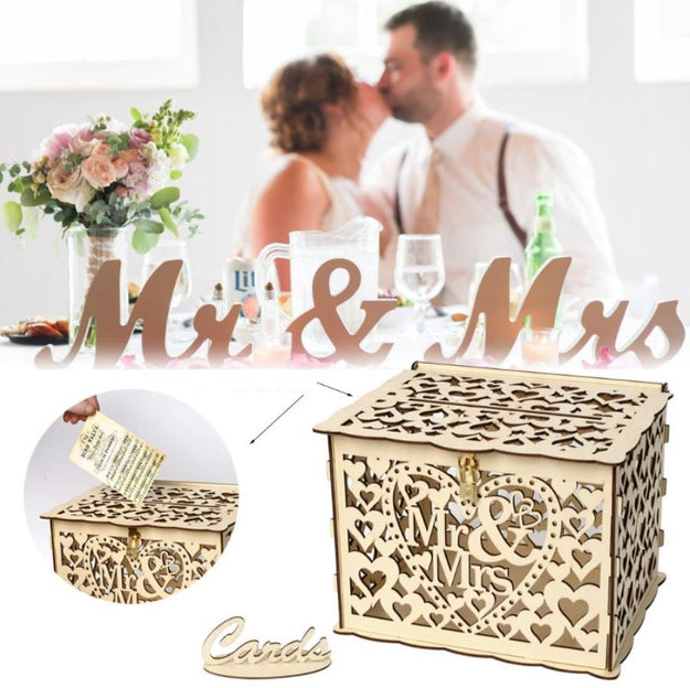 Boîte à cartes de mariage